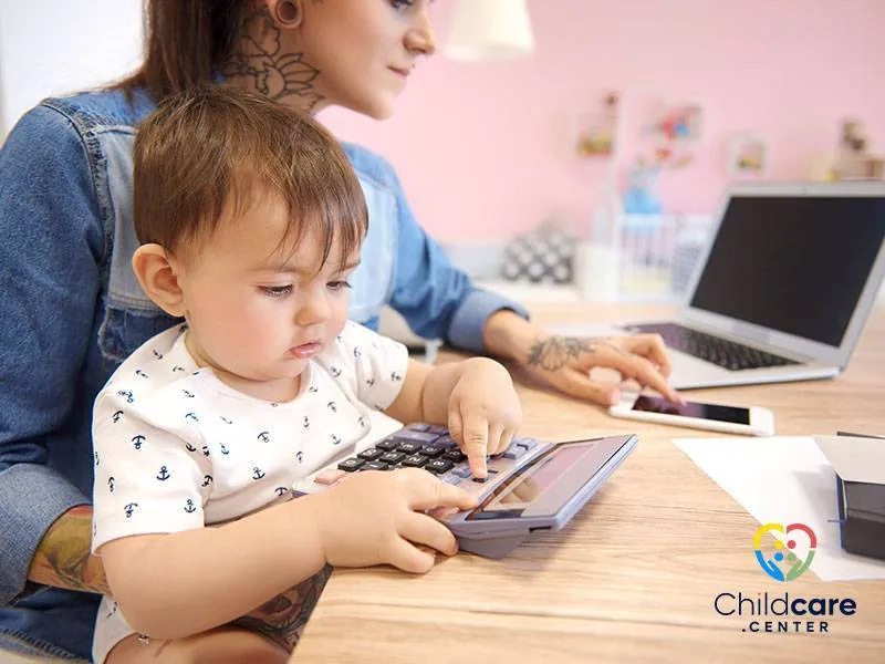 What type of strategies do parents use to manage childcare costs?